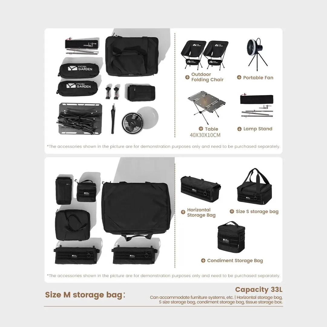 Mobi Garden Tas Penyimpanan Serbaguna NX23664005 Folding Multifuntional Storage Bag Outdoor NX23664005