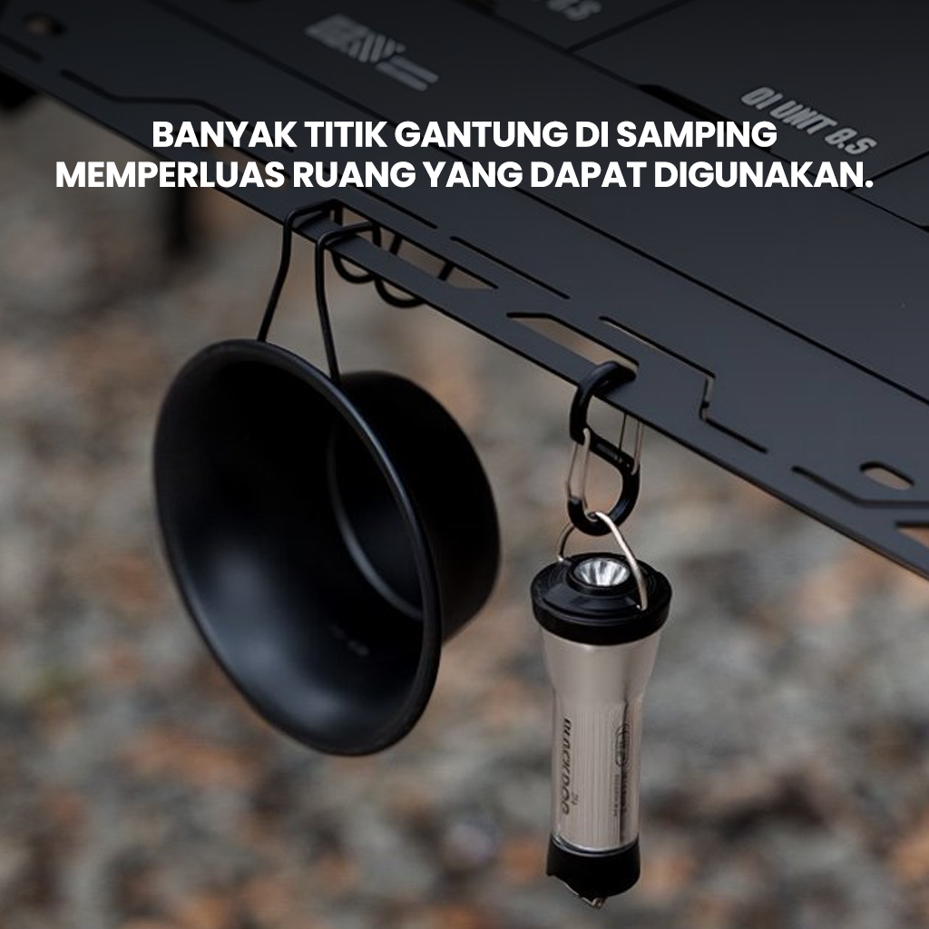 Blackdog Meja Lipat Outdoor Portable CBD2650JJ010 Meja IGT Tactical Camping Table Multifunction CBD2550JJ011