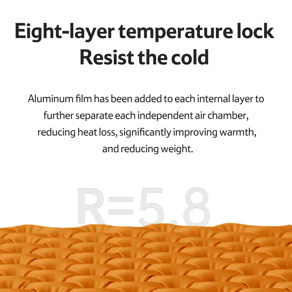 Naturehike Matras Angin Lipat Hiking Ultralight Tuye R5.8 CNH22DZ016 Sleeping Pad Camping