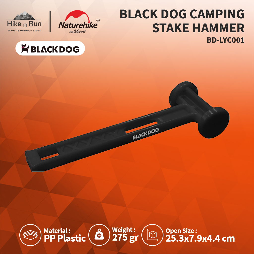 PALU PASAK CAMPING BLACK DOG  BD-LYC00 CAMPING STAKE HAMMER