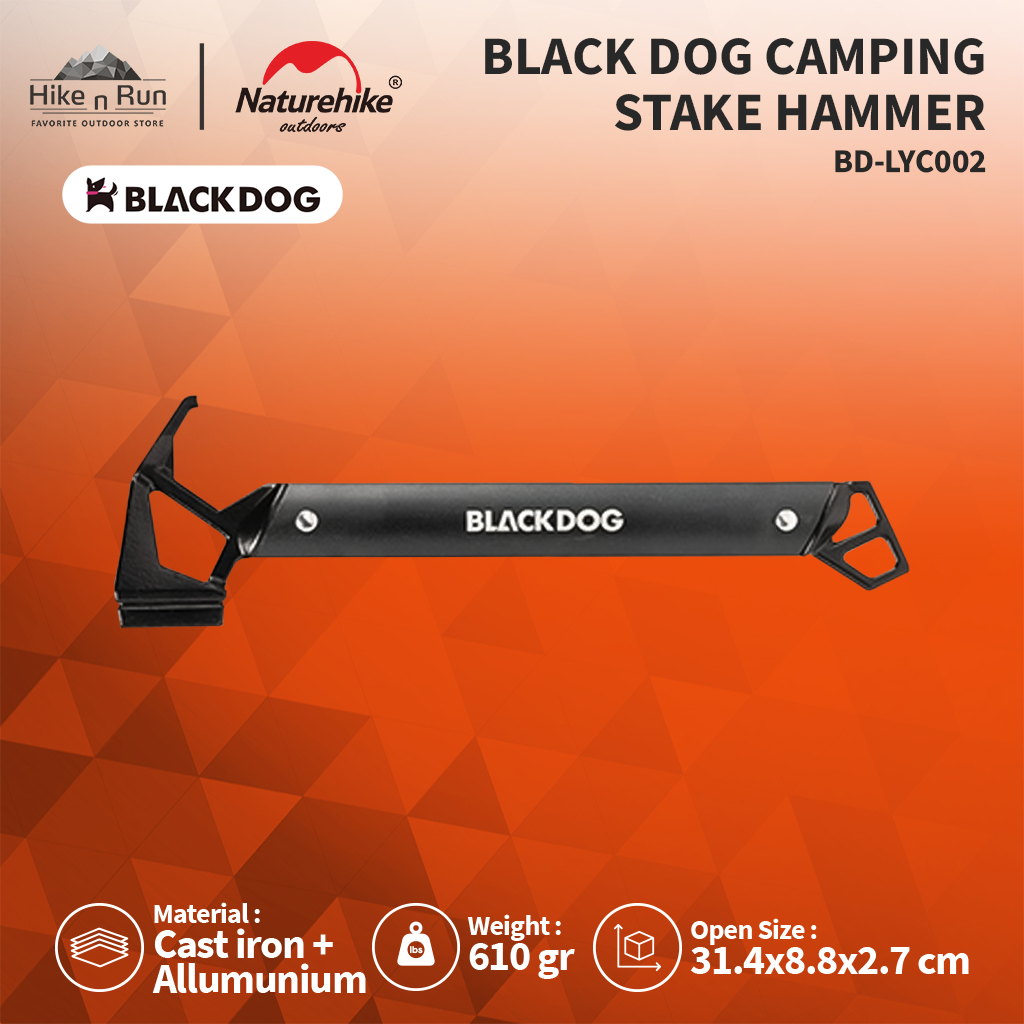 PALU PASAK CAMPING BLACK DOG  BD-LYC00 CAMPING STAKE HAMMER