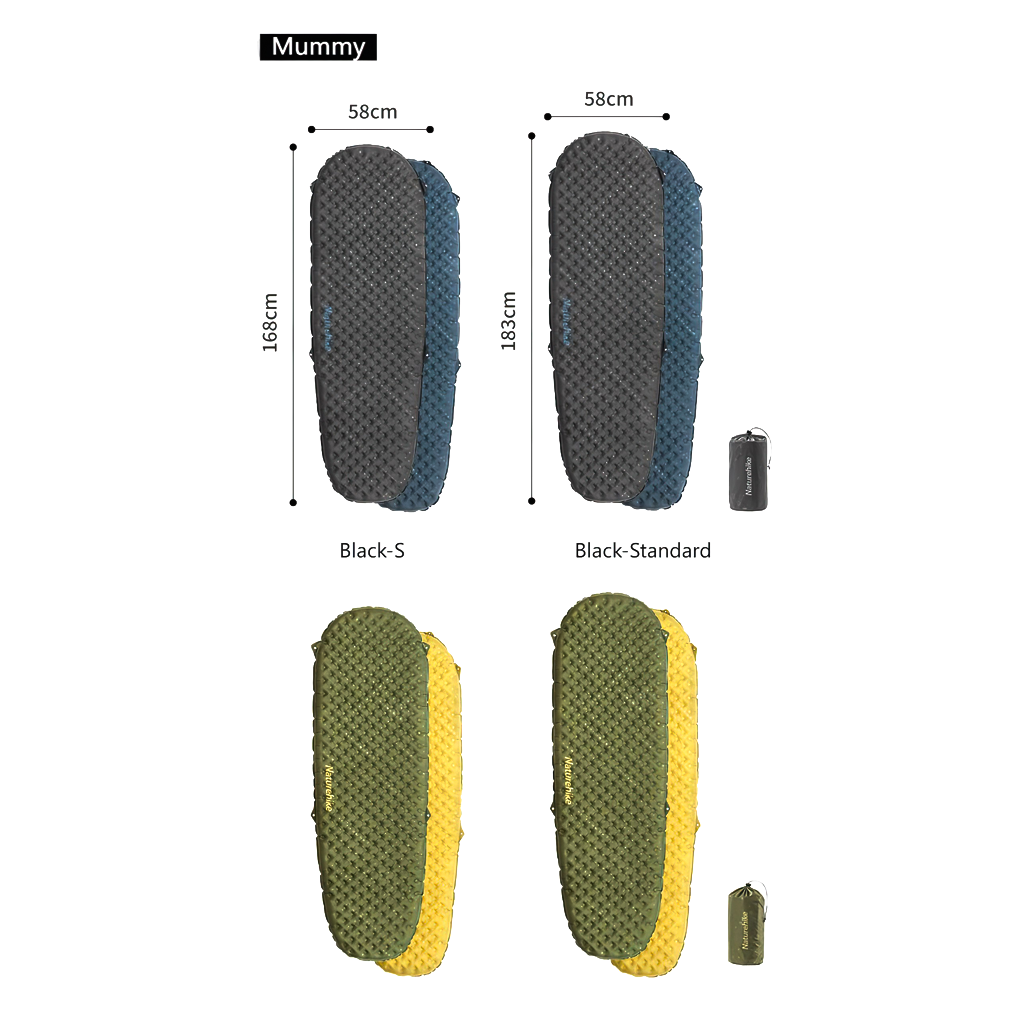 Naturehike Matras Angin Lipat Hiking Ultralight Tuye R3.5 CNH22DZ018 Sleeping Pad Camping