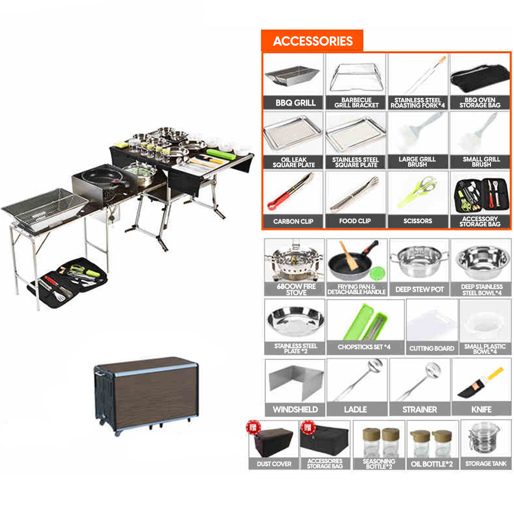 PREORDER!!! Bulin Dapur Portable C650 Kitchen Set Standard