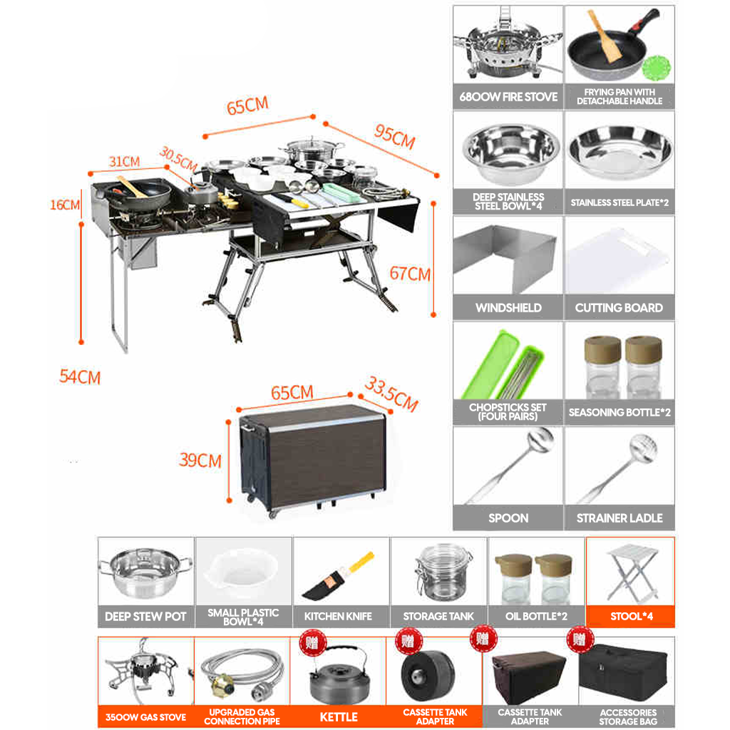 PREORDER!!! Bulin Dapur Portable C650 Kitchen Set Standard