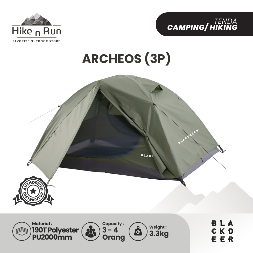 BLACKDEER TENDA HIKING ARCHEOS ULTRALIGHT BD120211