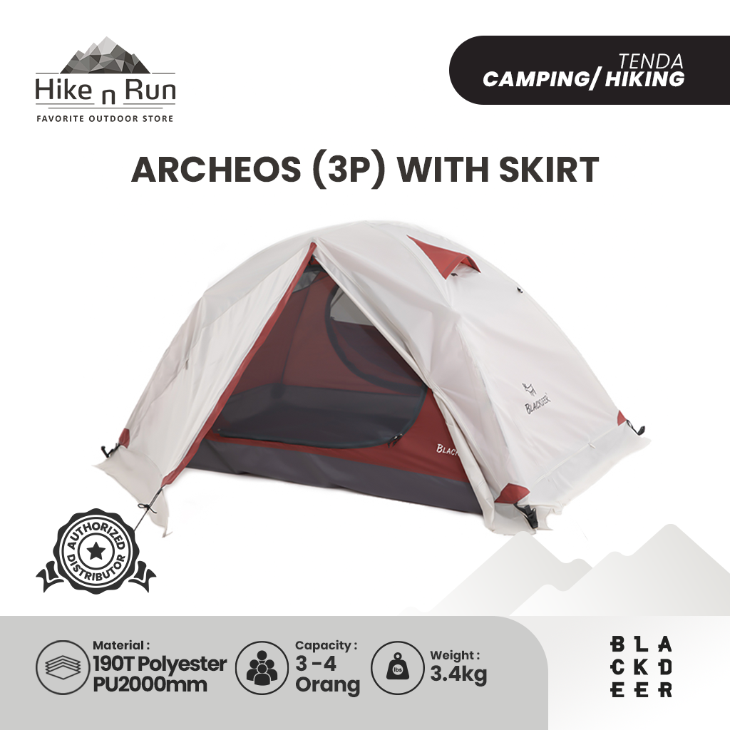 BLACKDEER TENDA HIKING ARCHEOS ULTRALIGHT BD120211