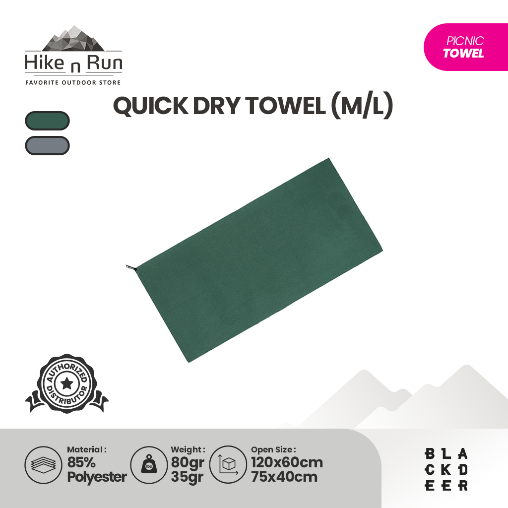 BLACKDEER  HANDUK TRAVEL MICROFIBER QUICK DRY - BD1182810