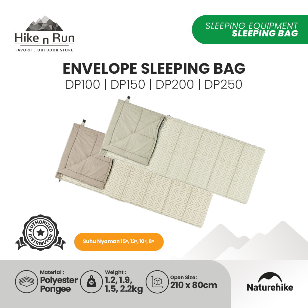 Naturehike CNK2300SD012 Envelope Cotton Sleeping Bag