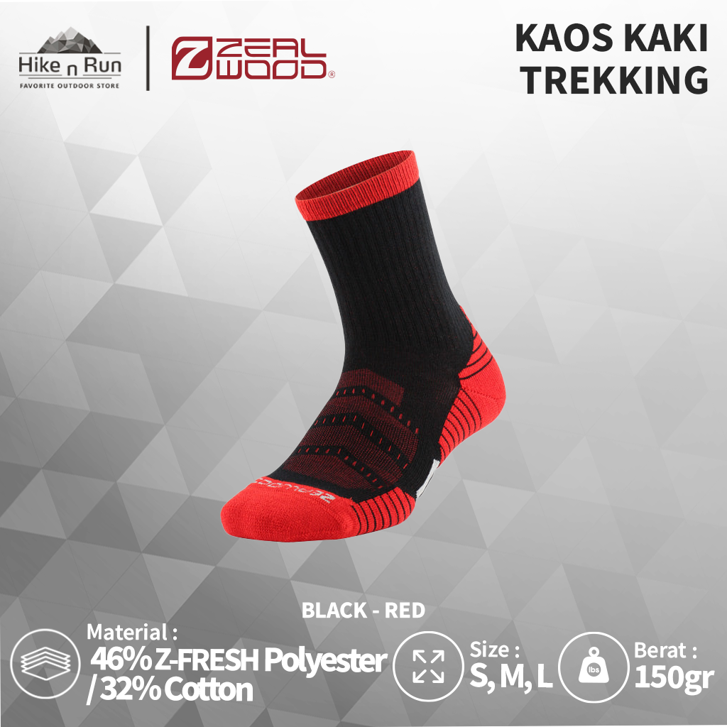 Zealwood Trek-MD Trekking Socks Middle Dual