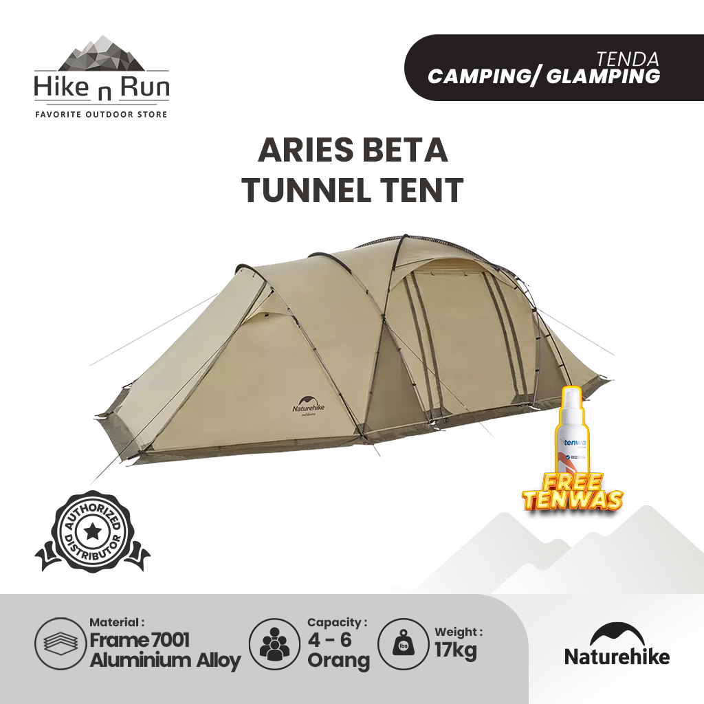 Tenda Glamping Naturehike NH22YW005 Aries Beta Tunnel Tent