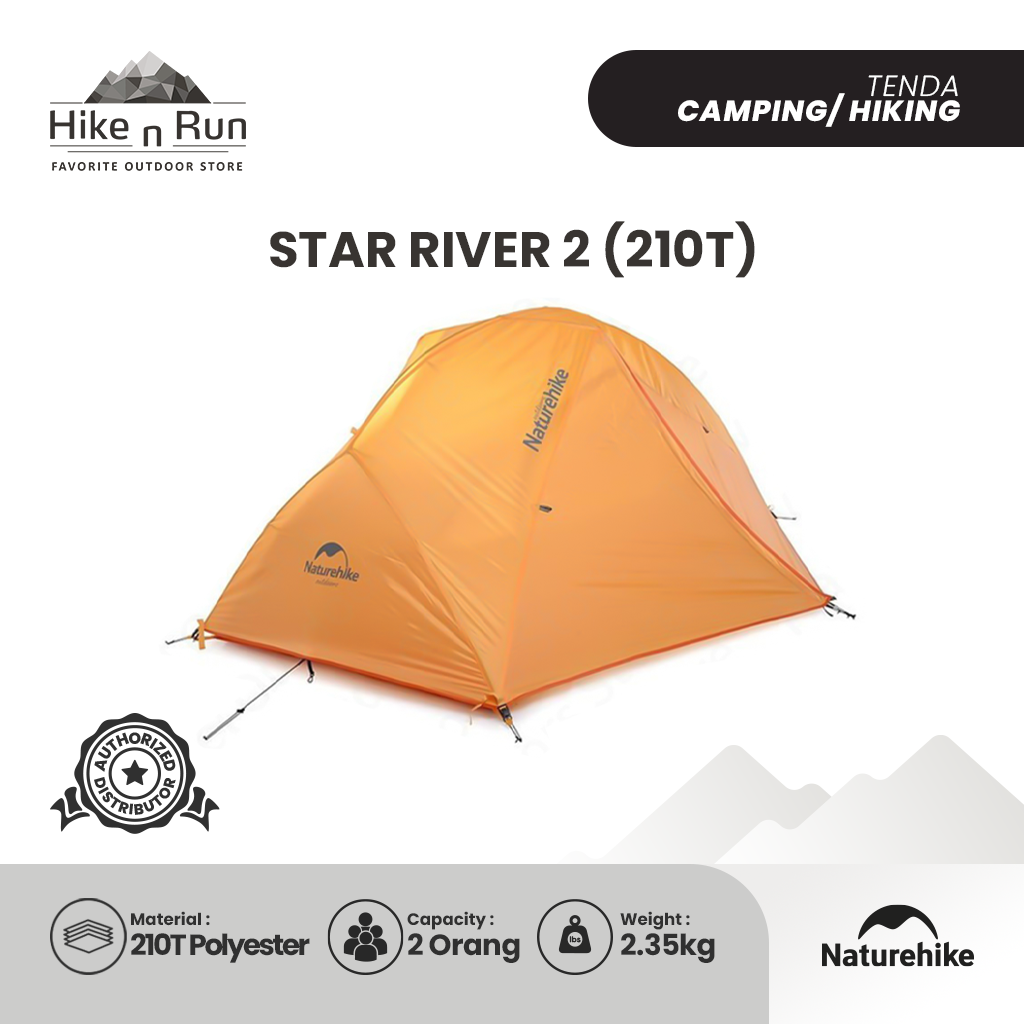 Naturehike Hiking Tent Ultralight Star  River NH17T012-T