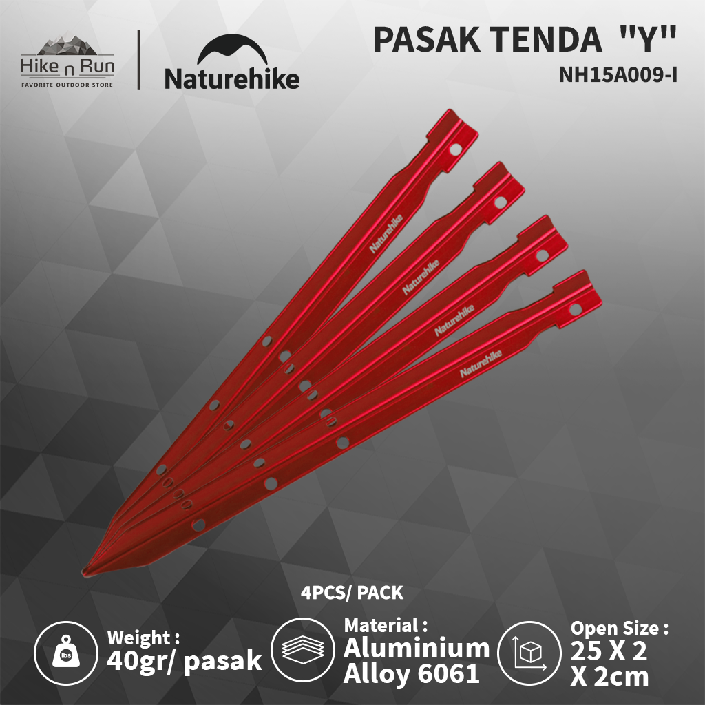 Naturehike 25cm Y Shape Tent Stake NH15A009-I