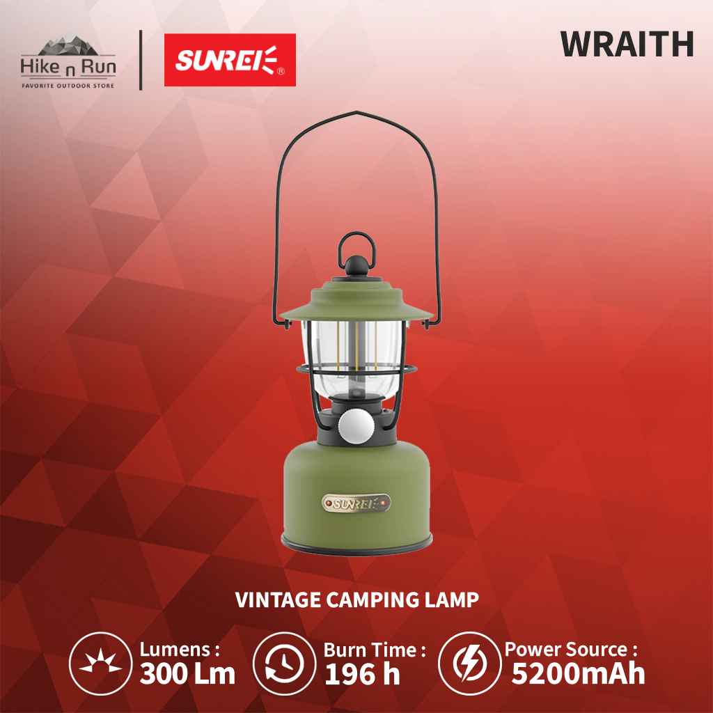 Sunrei Lampu Camping Wraith