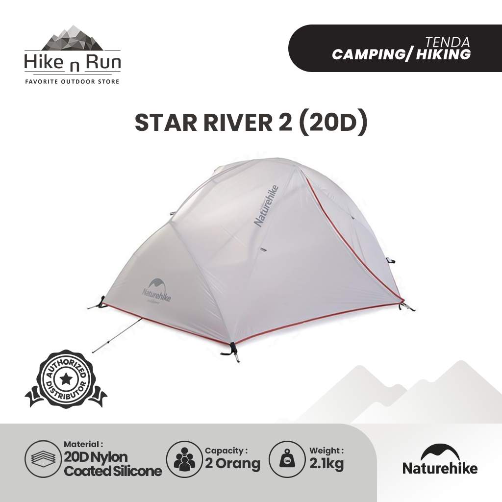 Naturehike Hiking Tent Ultralight Star  River NH17T012-T