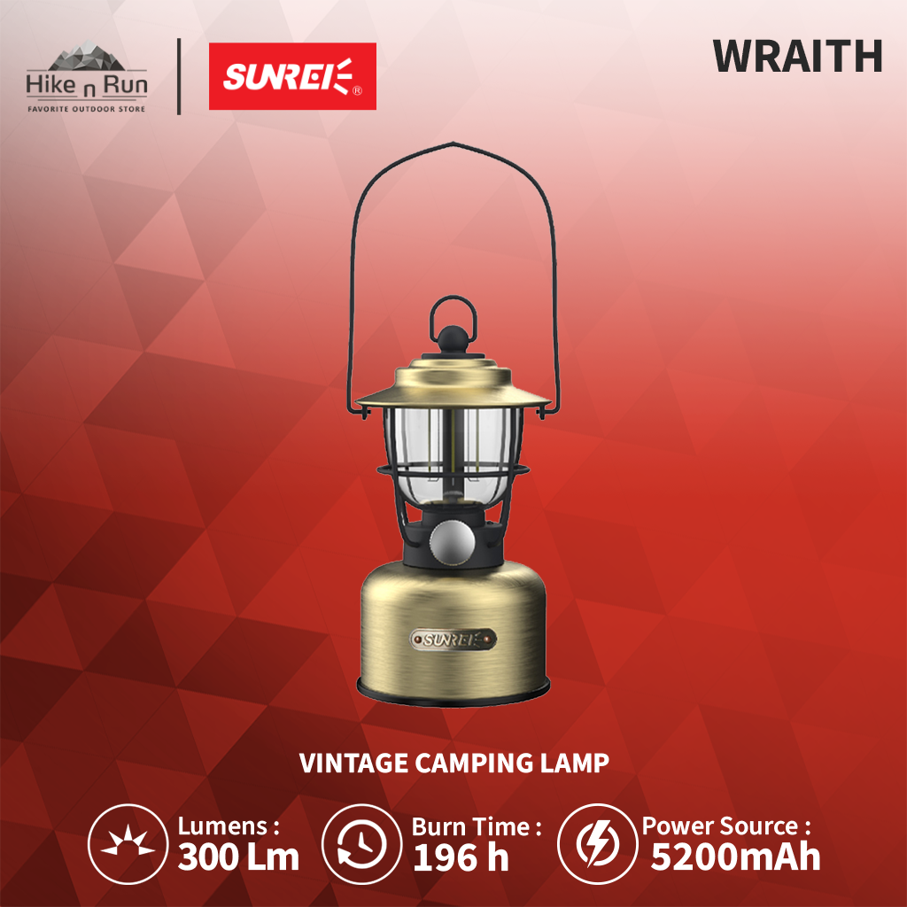 Sunrei Lampu Camping Wraith