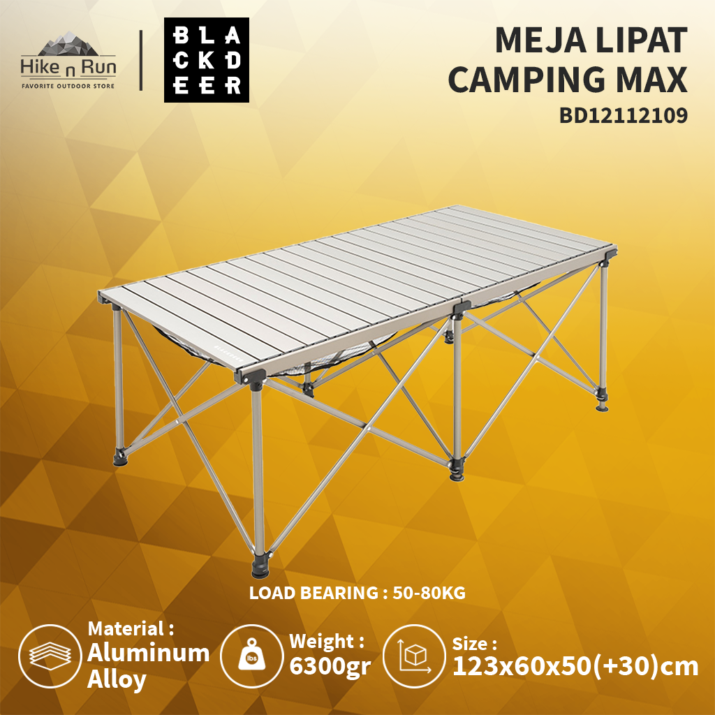 MEJA LIPAT CAMPING BLACKDEER BD12112109 GLAMPING FOLDING TABLE