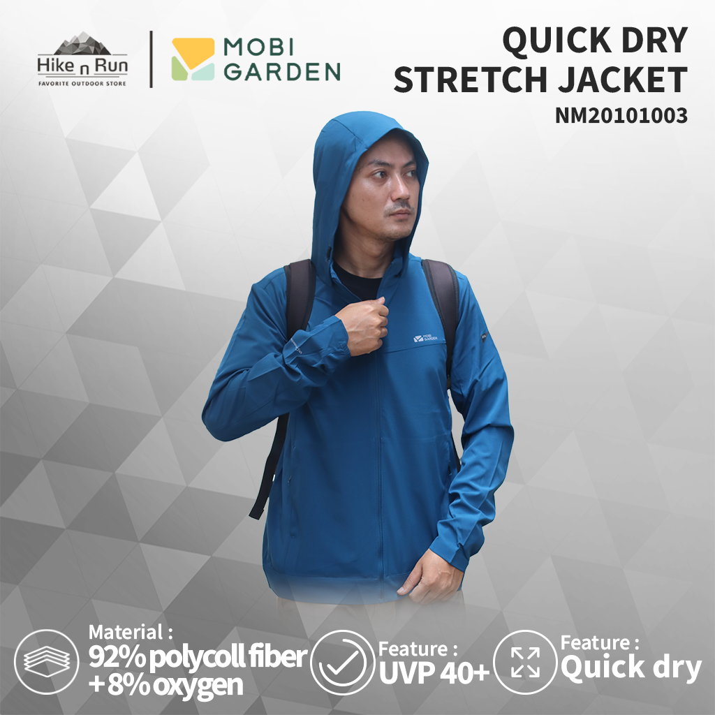 Jaket Quick Dry Mobigarden NM20101003 Quick Dry Stretch Jacket Men