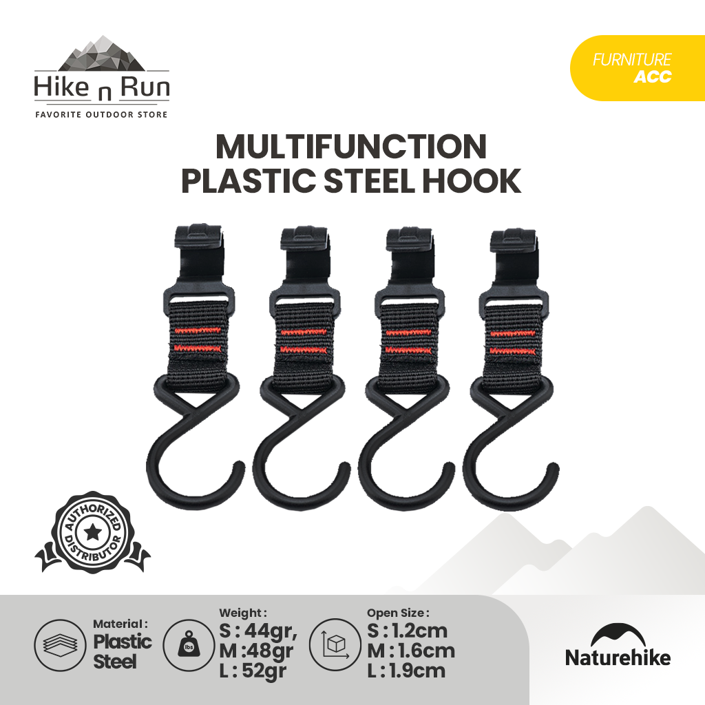 Hook Gantung Naturehike NH19BJ083 4 Pcs Hook Holder