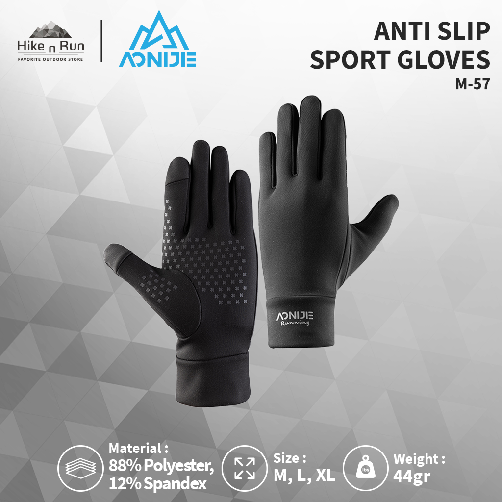 SARUNG TANGAN AONIJIE M-57 ANTI SLIP SPORT GLOVES