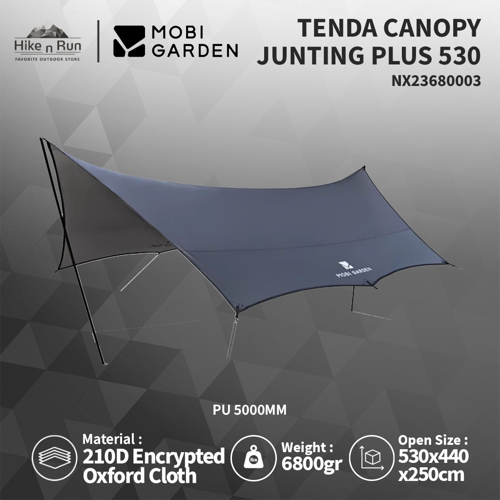 MOBI GARDEN CAMPING CANOPY TARP JUNTING PLUS 530