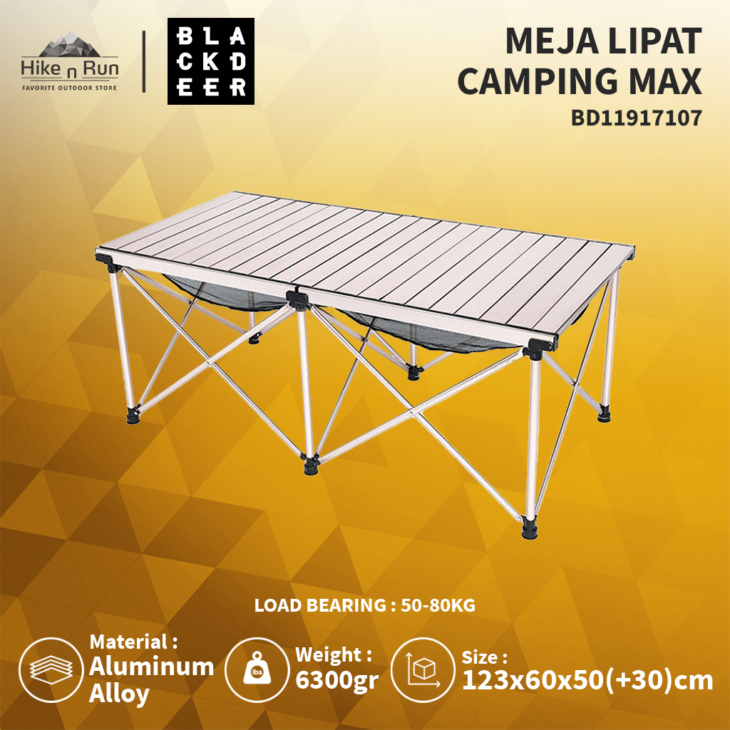 MEJA LIPAT CAMPING BLACKDEER BD12112109 GLAMPING FOLDING TABLE