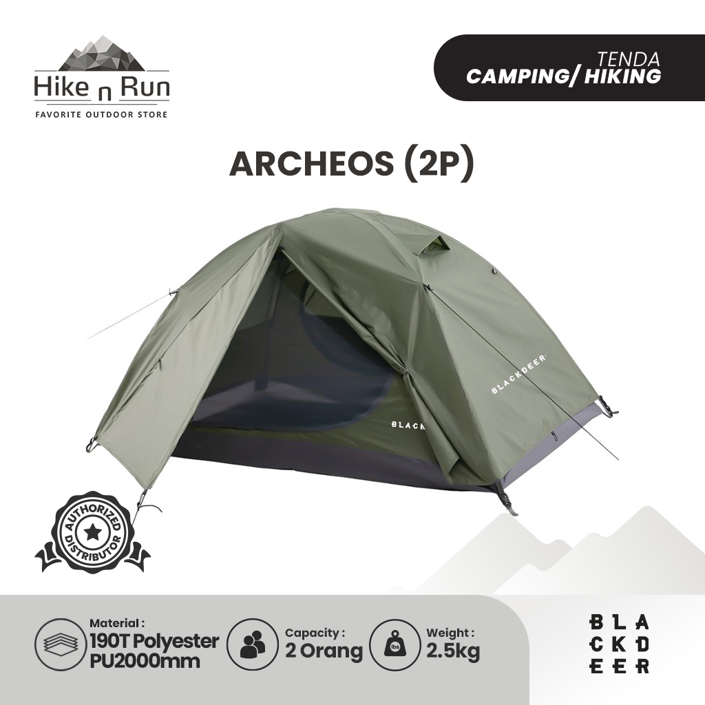 BLACKDEER TENDA HIKING ARCHEOS ULTRALIGHT BD120211