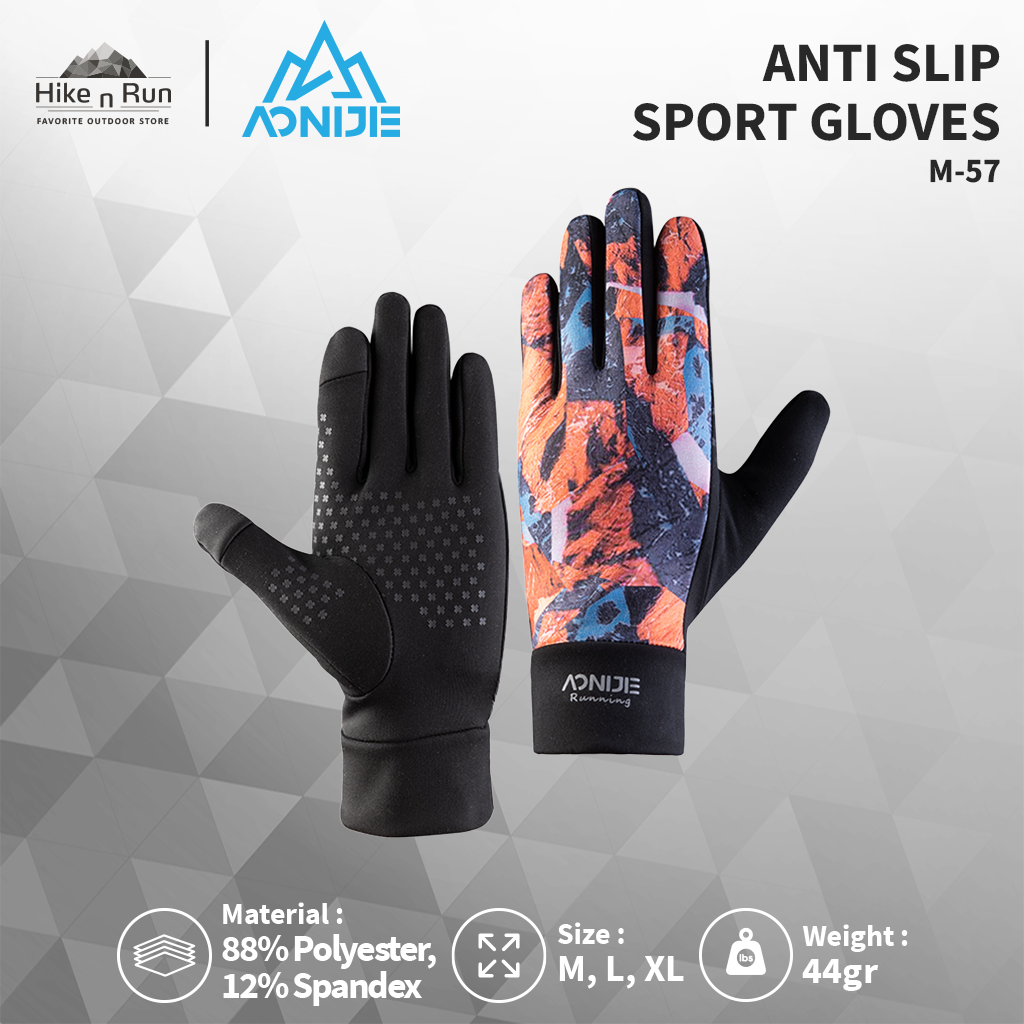 SARUNG TANGAN AONIJIE M-57 ANTI SLIP SPORT GLOVES