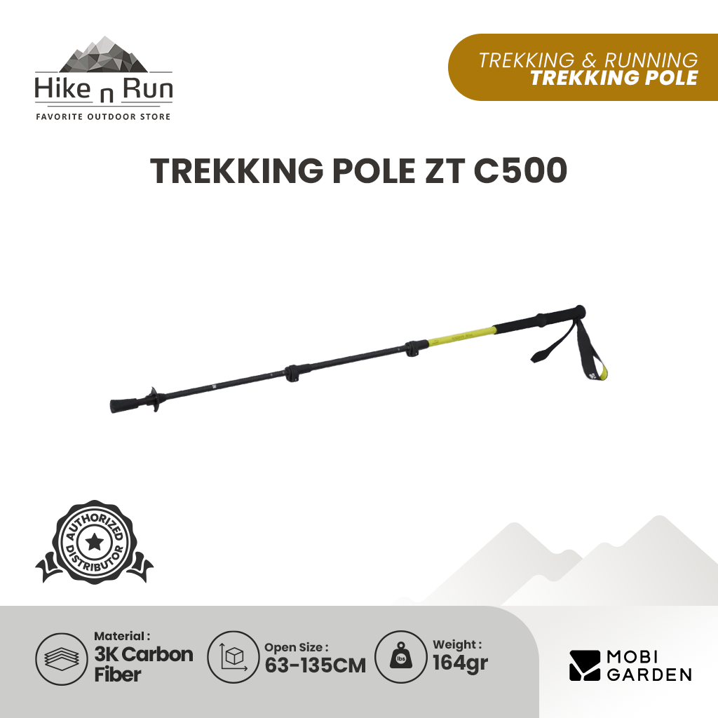 Trekking Pole Zhengtu Series Mobi Garden  Aluminium Carbon Fiber Telescopic Lock