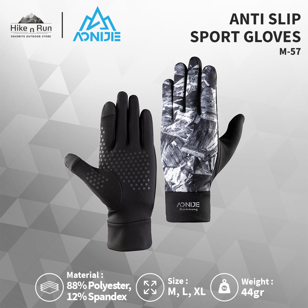 SARUNG TANGAN AONIJIE M-57 ANTI SLIP SPORT GLOVES