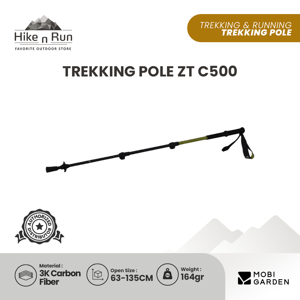 Trekking Pole Zhengtu Series Mobi Garden  Aluminium Carbon Fiber Telescopic Lock