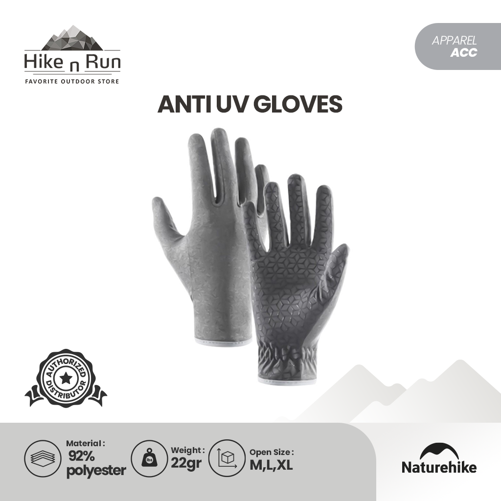 Sarung Tangan Outdoor Naturehike GL09-T NH21FS035 Anti UV Gloves