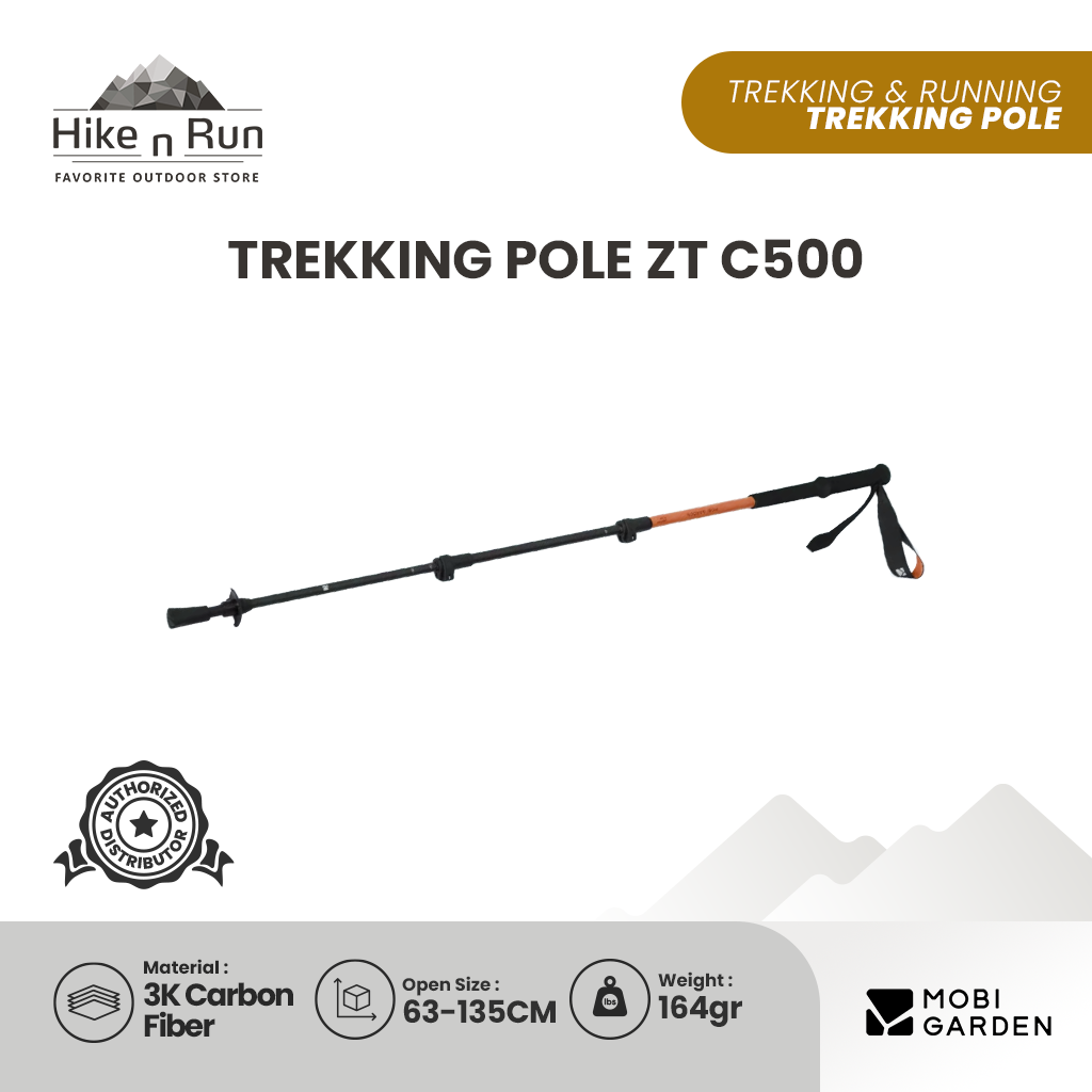 Trekking Pole Zhengtu Series Mobi Garden  Aluminium Carbon Fiber Telescopic Lock