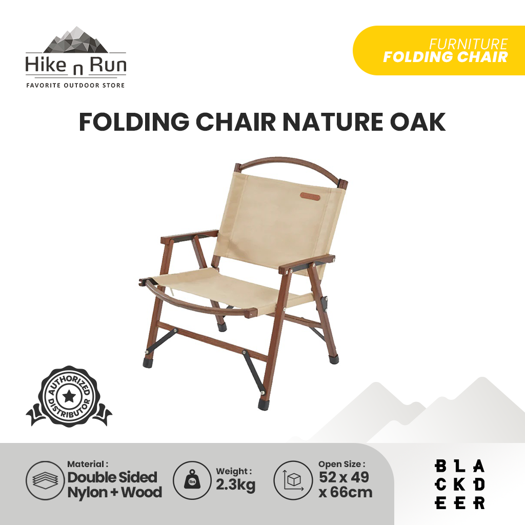 KURSI LIPAT BLACKDEER BD12022202 // BD12022201 FOLDING CHAIR NATURE OAK