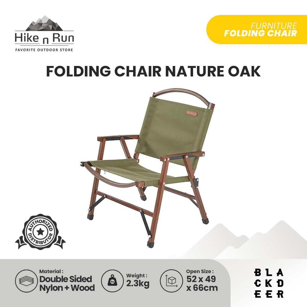 KURSI LIPAT BLACKDEER BD12022202 // BD12022201 FOLDING CHAIR NATURE OAK