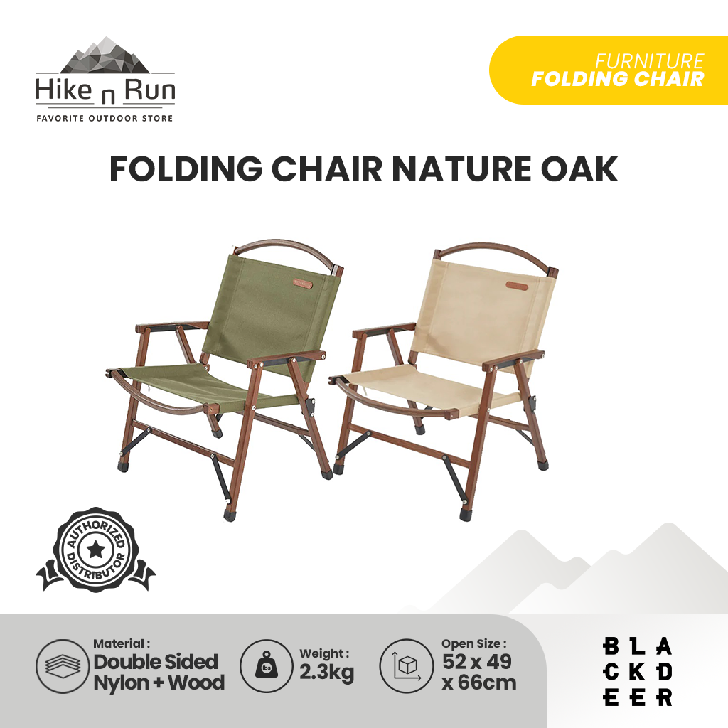 KURSI LIPAT BLACKDEER BD12022202 // BD12022201 FOLDING CHAIR NATURE OAK