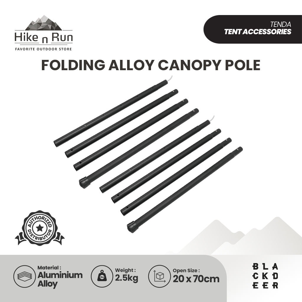 TIANG KANOPI BLACKDEER BD12023305 FOLDING ALLOY CANOPY POLE