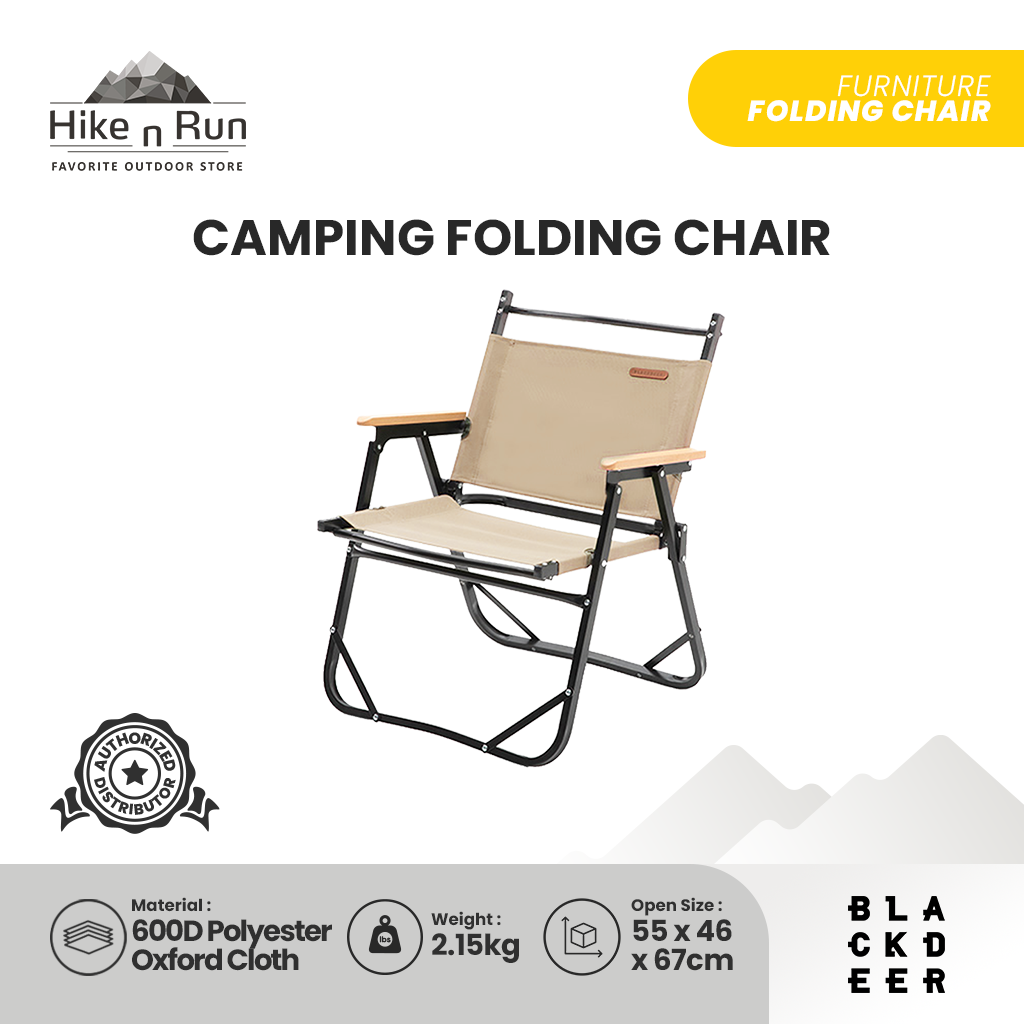 KURSI LIPAT CAMPING BLACKDEER BD12122122 / BD1211290 FENNEL ALLOY FOLDING CHAIR