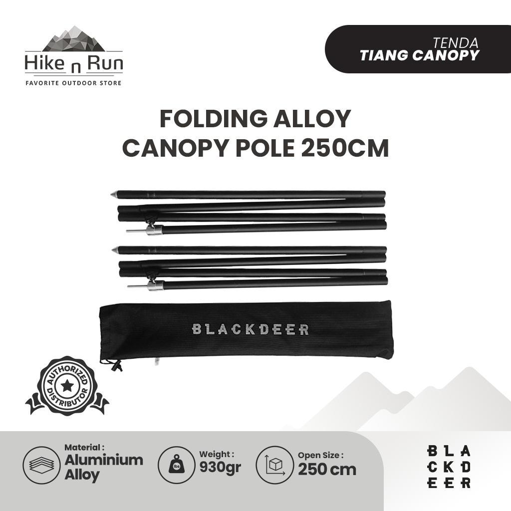 Tiang Kanopi Blackdeer BD1211330 Folding Alloy Canopy Pole