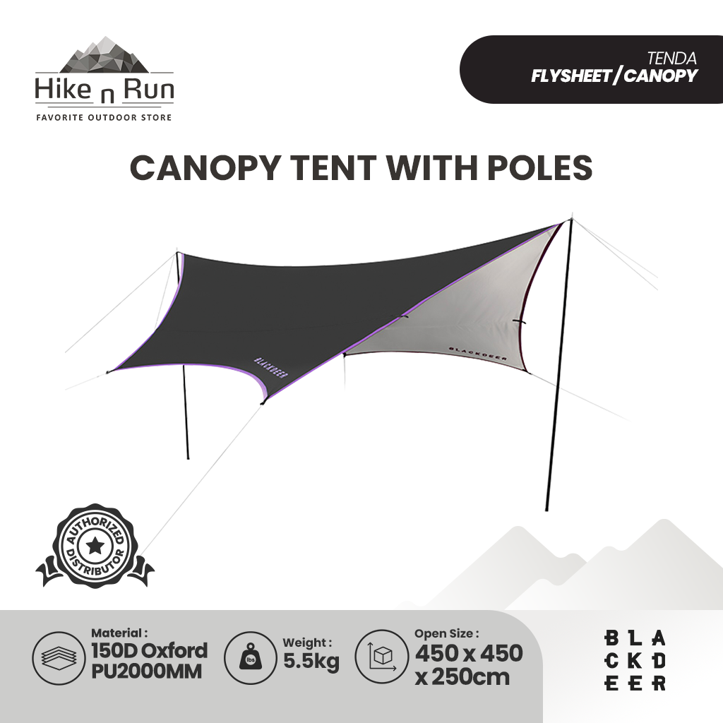 Blackdeer Canopy Tent w/ Poles Bd12121141