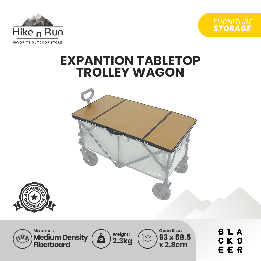 TROLI LIPAT BLACKDEER BD12112403/ BD12122503 FOLDING CAMPING TROLLEY WAGON