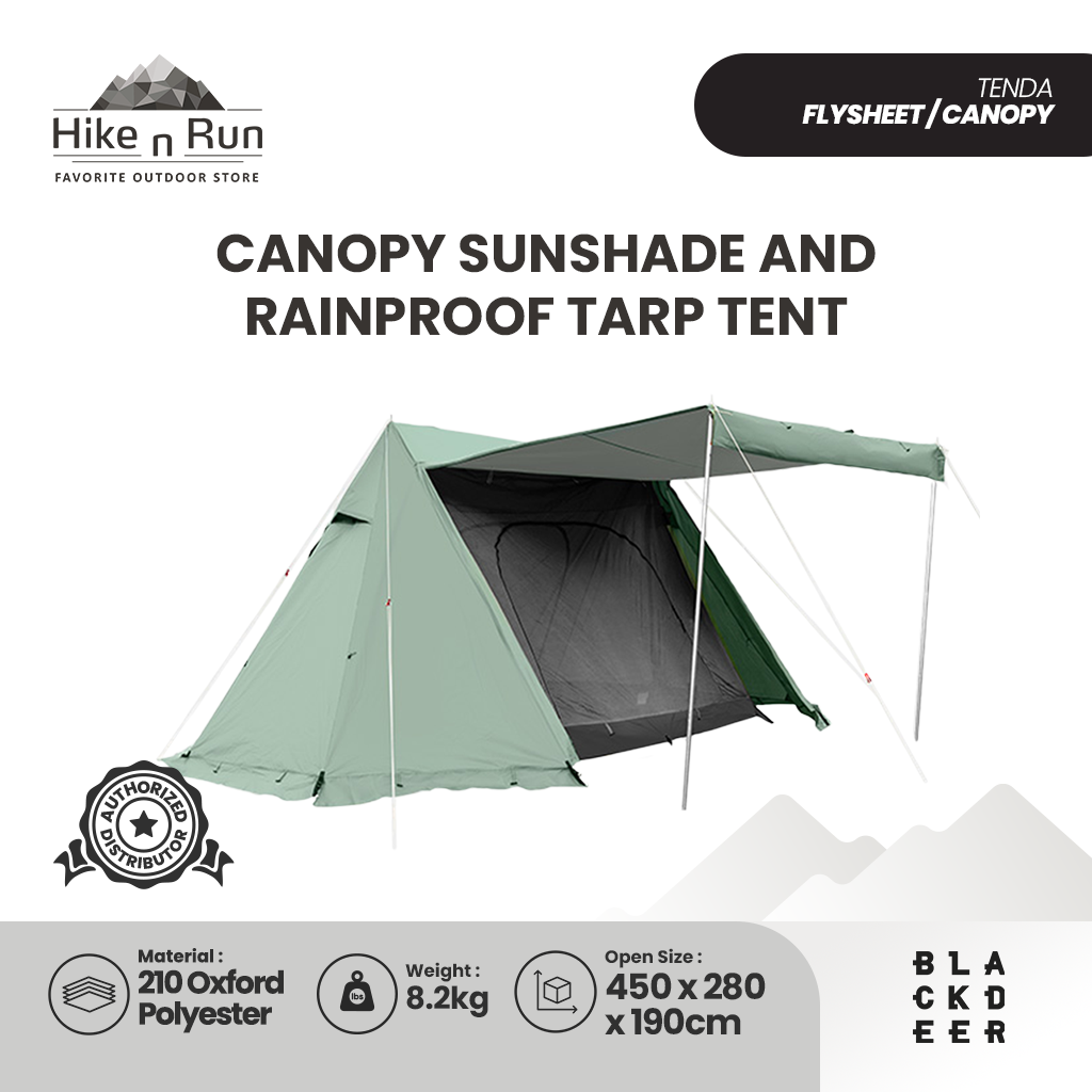 TENDA KANOPI BLACKDEER BD12211161 CANOPY SUNSHADE AND RAINPROOF TARP TENT 5-8P