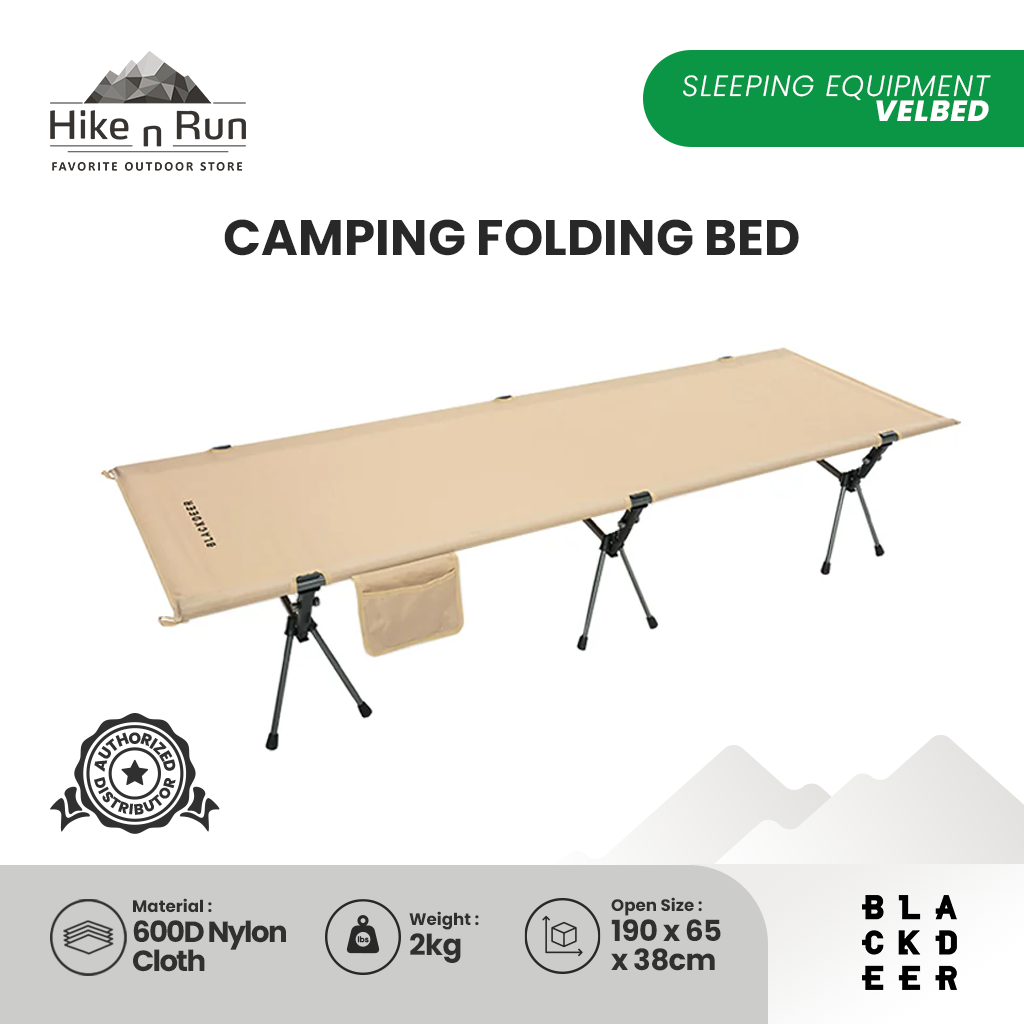 KASUR LIPAT CAMPING BLACK DEER BD12212403 FOLDING CAMP BED