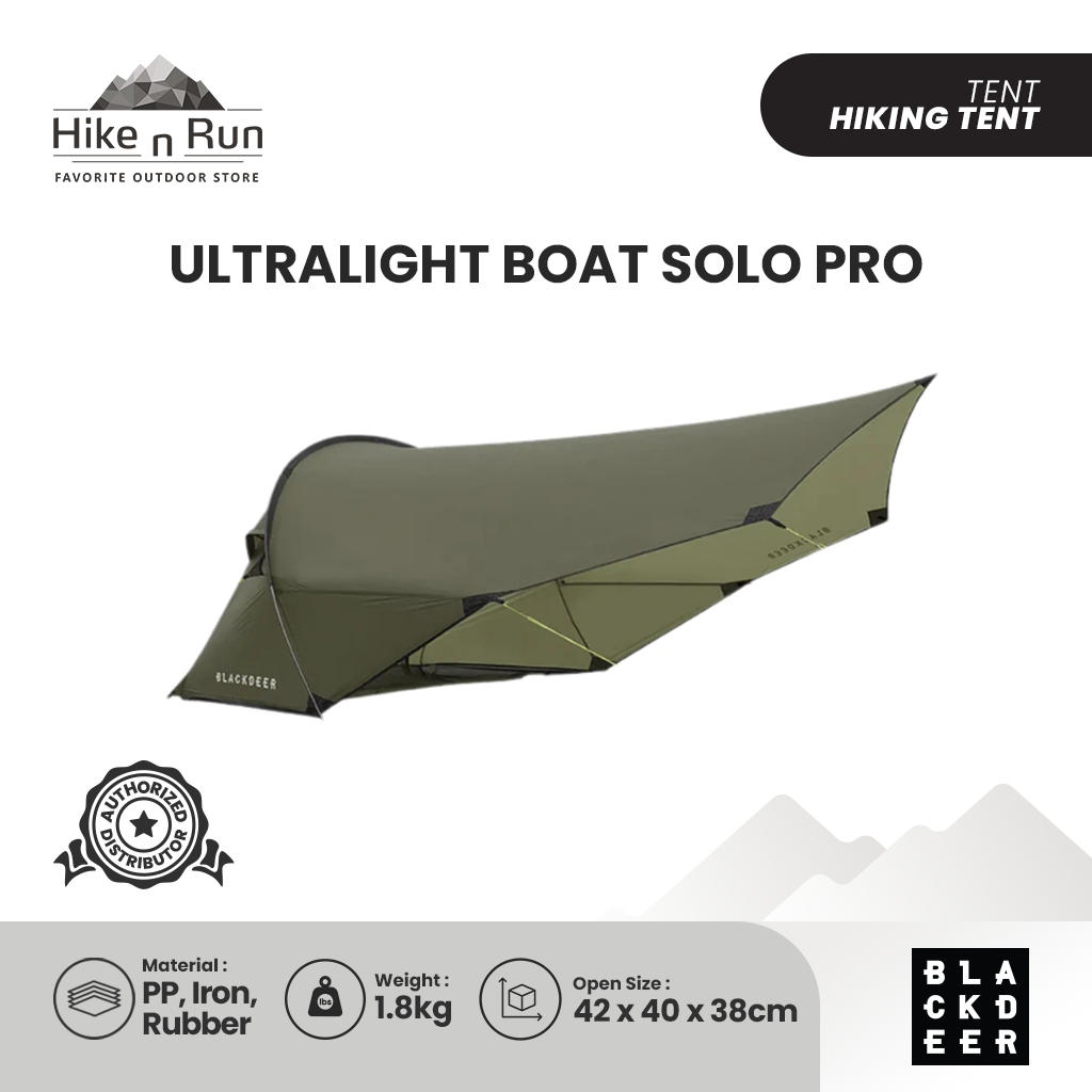 Blackdeer Ultralight Boat Solo Camping Tent Pro 1P BD12321170