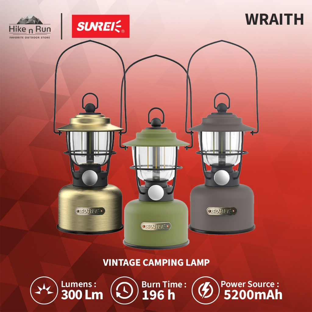 Sunrei Lampu Camping Wraith