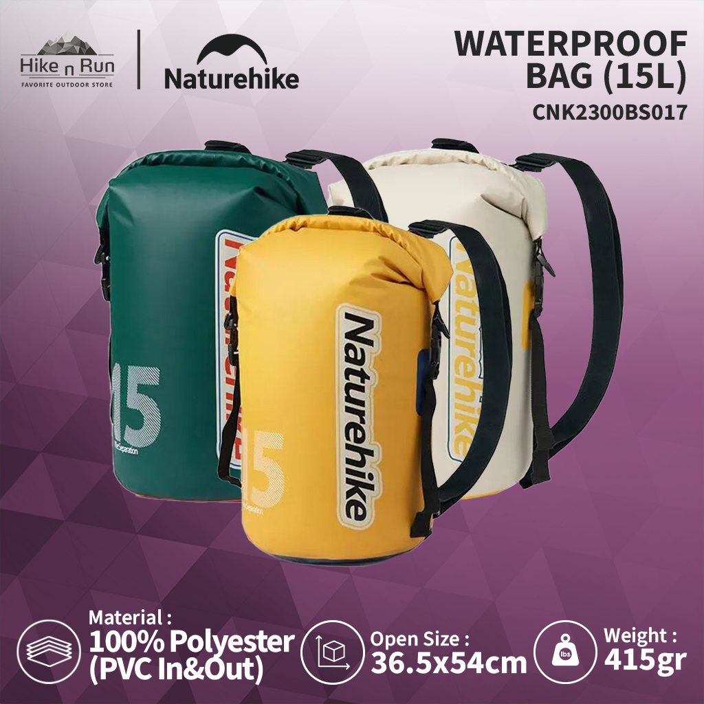 Naturehike Dry Bag Portable CNK2300BS017 Waterproof Tas Serbaguna