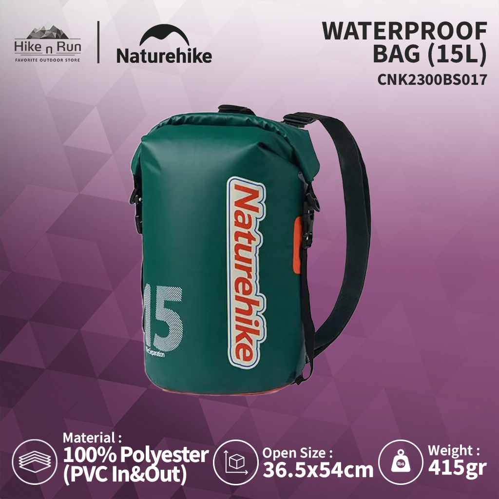 Naturehike Dry Bag Portable CNK2300BS017 Waterproof Tas Serbaguna