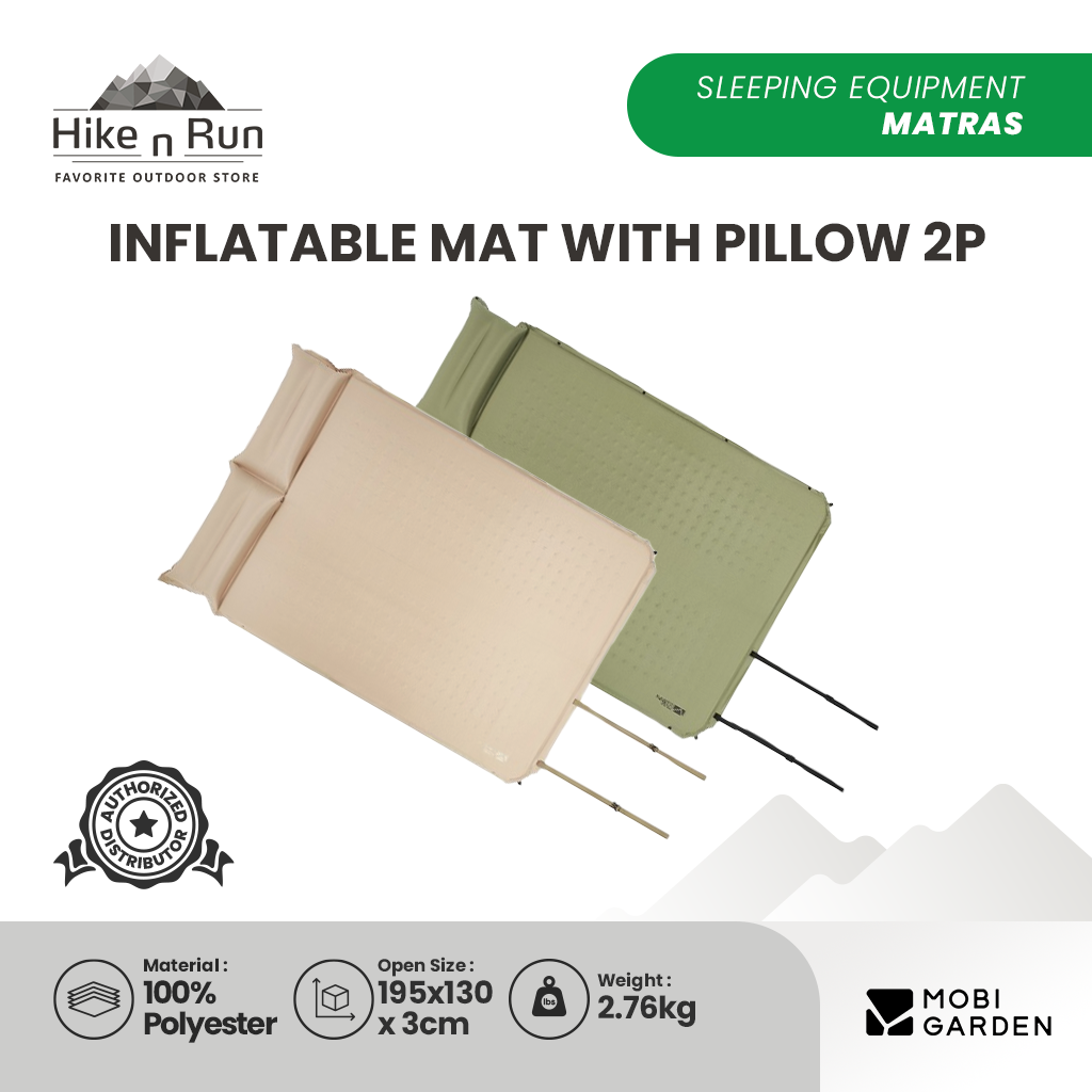 Matras Angin Mobi Garden NX22663004 Inflatable Mat With Pillow 2P