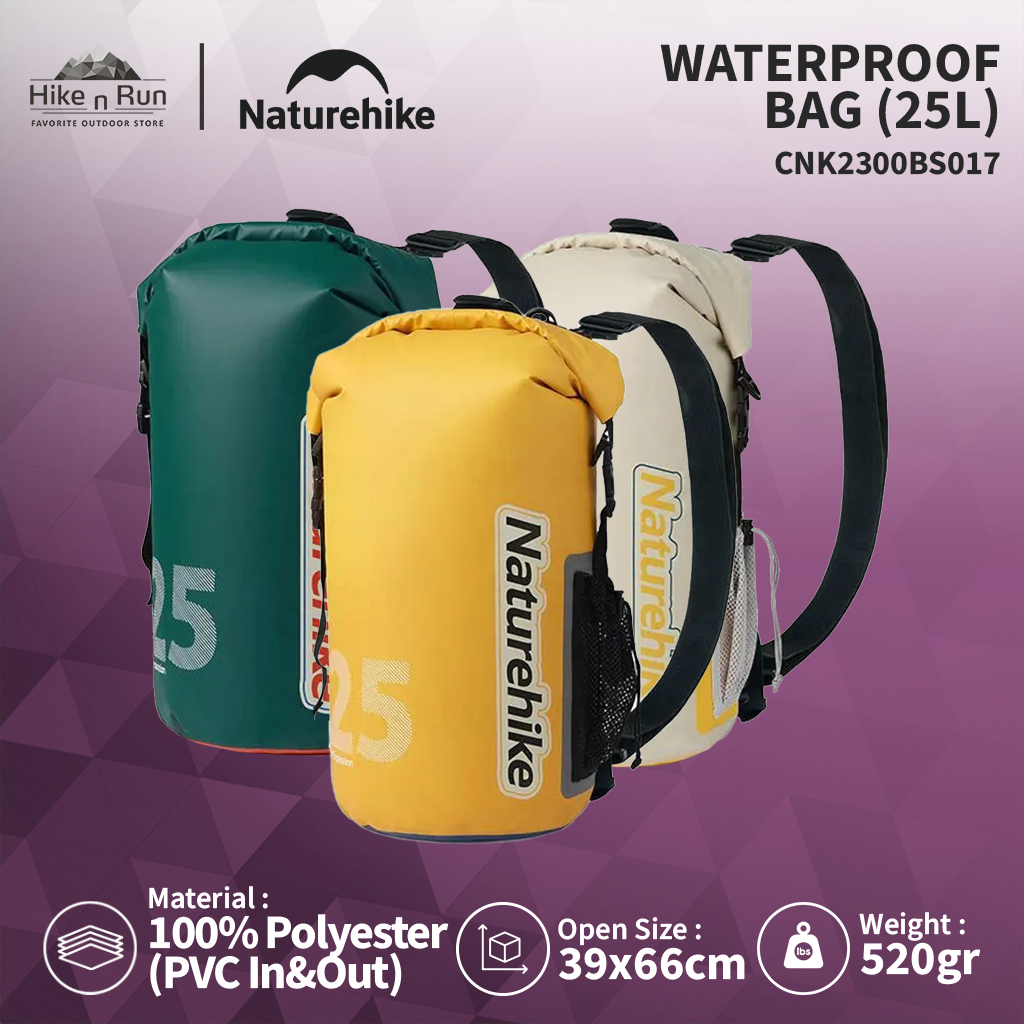 Naturehike Dry Bag Portable CNK2300BS017 Waterproof Tas Serbaguna