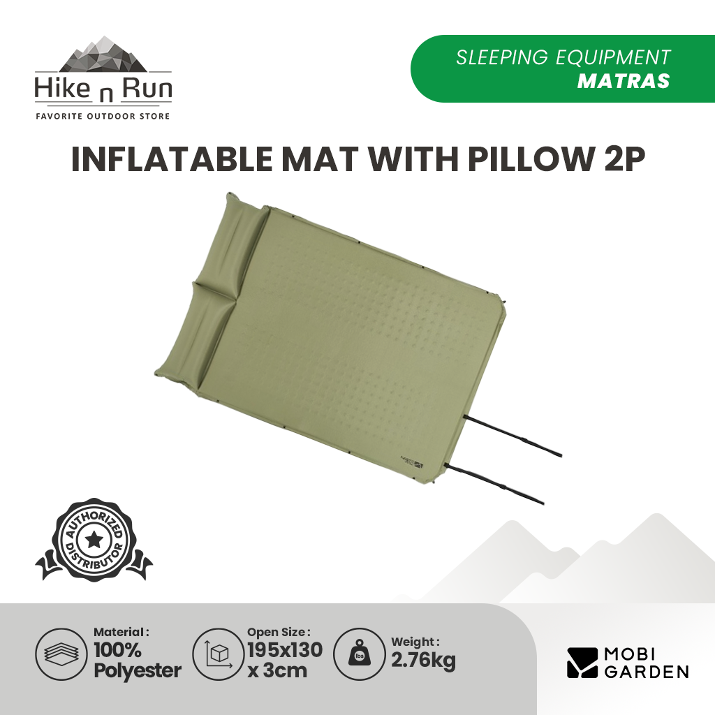 Matras Angin Mobi Garden NX22663004 Inflatable Mat With Pillow 2P