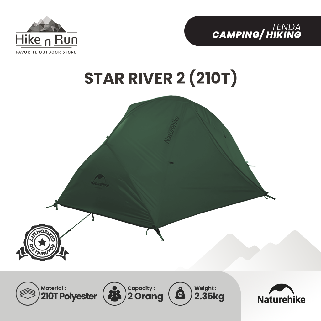 Naturehike Hiking Tent Ultralight Star  River NH17T012-T